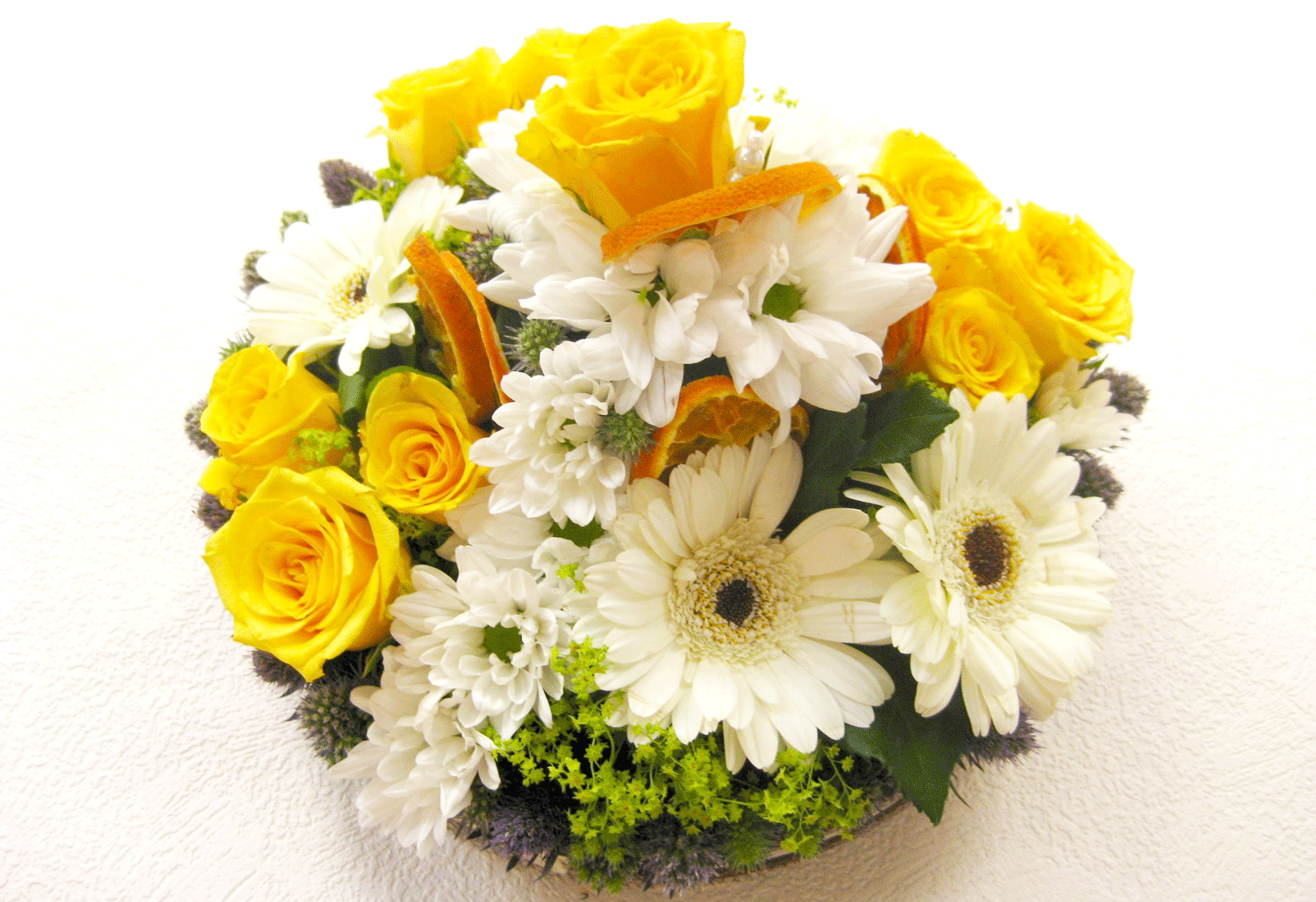 arrangement floral de courbe de Hogarth